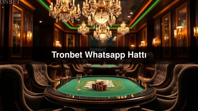 Tronbet Whatsapp